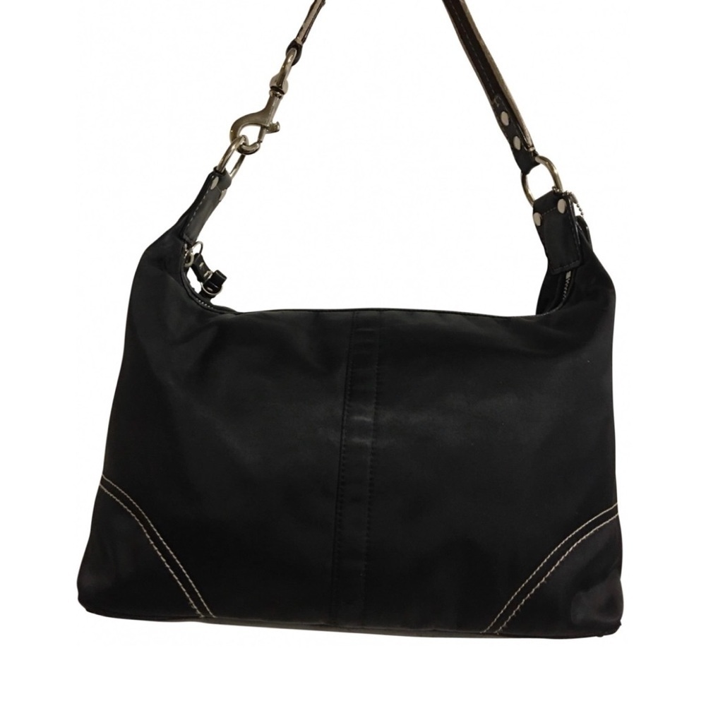 Coach vintage black nylon shoulder handbag - Picture 13 of 13
